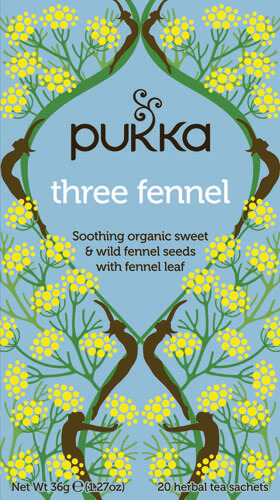 Pukka Three fennel bio 20 builtjes
